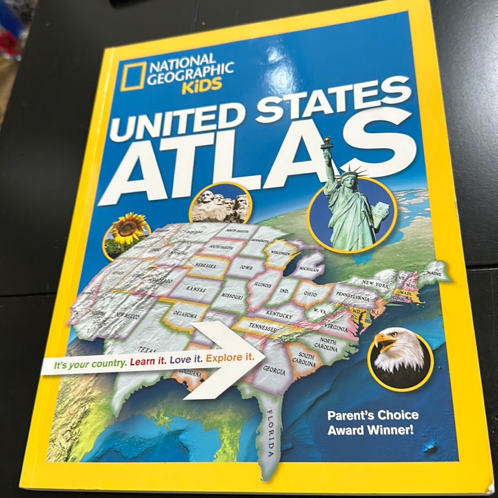 National Geographic Kids United States World Altas Book